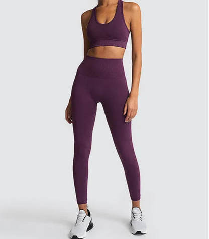 Conjunto Deportivo con Top de Tirantes Anchos y Calza Ref: 1032