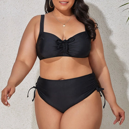 Bikini Plus Size con Lazo Frontal y Lateral Ref: 0653
